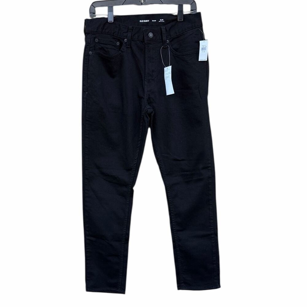 Old Navy Black Skinny Jeans slim 31x30 NEW